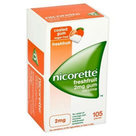 Nicorette FreshFruit Gum 2mg 105's