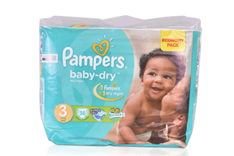 Pampers Midi Size 3 (6-10Kg) 36's