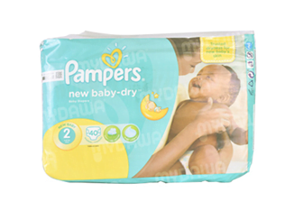 Pampers Mini Size 2 (3-8Kg) 40's