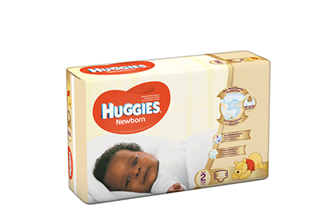 Huggies Gold Newborn Size 2 (4-6Kg) 32's