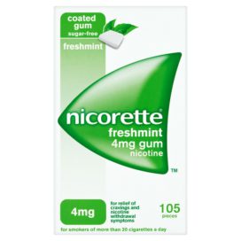 Nicorette Freshmint Gum 4mg 105's