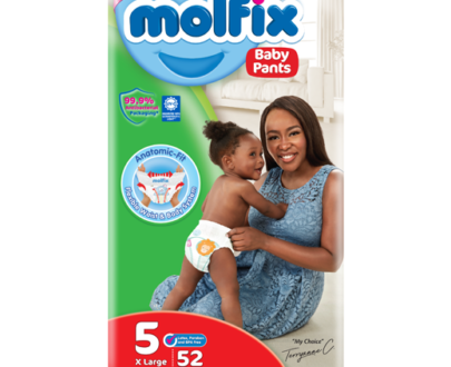 Molfix Pants Jumbo Size 5 X-Large (15-20Kg) 52's