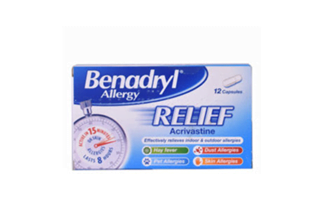 Benadryl Allergy Relief Capsule 12's