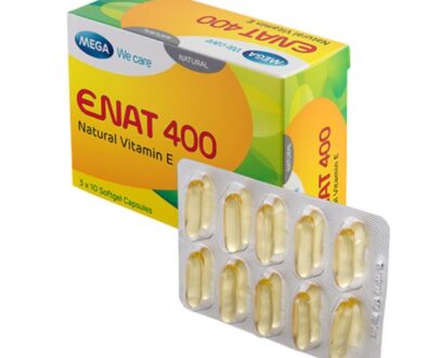 Enat Vitamin E 400mg Capsules 30's