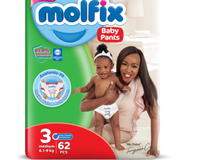 Molfix Pants Size 3 Medium (6.1-9kg) 10's