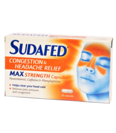 Sudafed Congestion & Headache Max