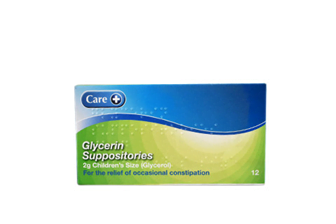 Glycerine 2g Child Suppositories 12's