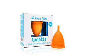 Lunette Menstrual Cup Light to Normal Size 1(O)