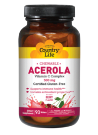 Country Life Acerola C 500Mg Wafer 90C