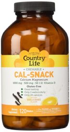 Country Life Cal-Snack Chewable Vanilla/Orange 120’S