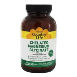 Country Life Chelated Magnesium Glycinate 90’S