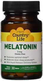 Country Life Melatonin 3Mg 30Tabs