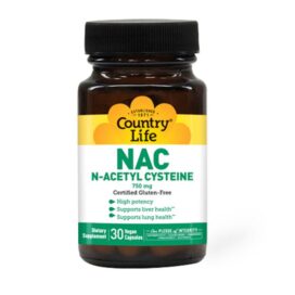 Country Life N-Acetyl Cysteine(Nac) 750Mg 30’S