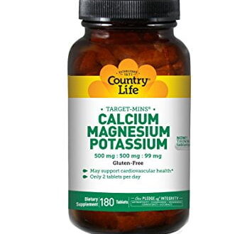 Country Life Target Calcium-Magnesium-Potassium 99Mg 90 Tabs