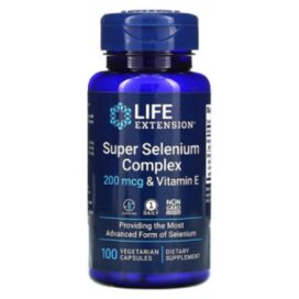 LIFE EXTENSION SUPER SELENIUM COMPLEX 200 MCG & VIT E 100S