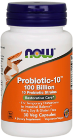 Now Probiotic-10 100 Billion 30 Caps