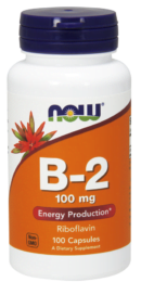 Now Vitamin B-2 Riboflavin 100Mg 100S