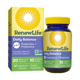 Renew Life Daily Balance 2-In-1 Probiotics 20B 60’S