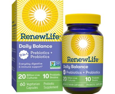 Renew Life Daily Balance 2-In-1 Probiotics 20B 60’S