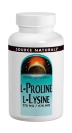Source Naturals L-proline 275/l-lysine 275