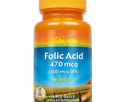 THOMPSON FOLIC ACID 470MCG (800MCG DFE) 30S