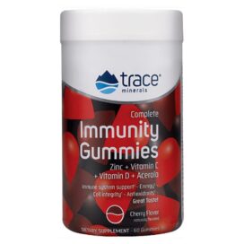 TRACE MINERALS COMPLETE IMMUNITY GUMMIES CHERRY FLAVOUR 60S