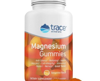 TRACE MINERALS MAGNESIUM GUMMIES TANGERINE 120S