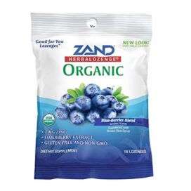 Zand Org HLozenge Blue-Berries Blue 18Ct