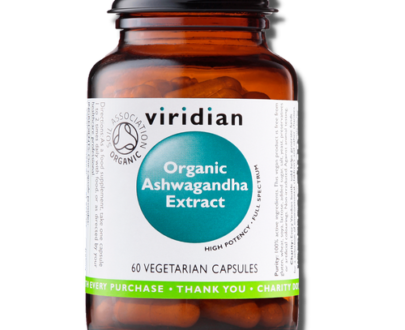 Viridian Organic Ashwagandha Capsules 60`s