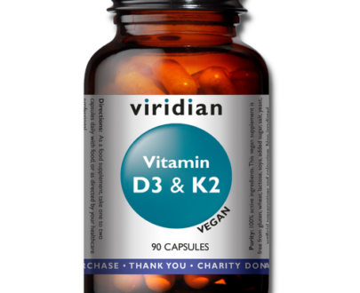 Viridian Vitamin D3 1000iu & K2 45ug 90`s