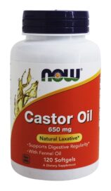 Now Castor Oil Softgels 120's