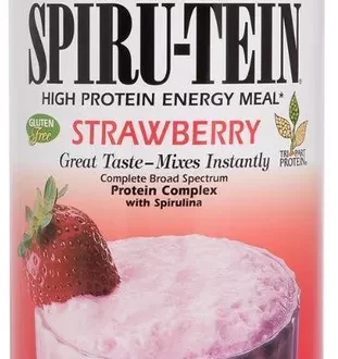 Natures Plus Spiru-tein Protein Shake Strawberry 544gm