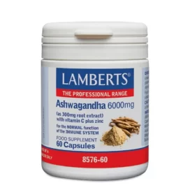 Lamberts Ashwagandha 6000mg Caps 60's