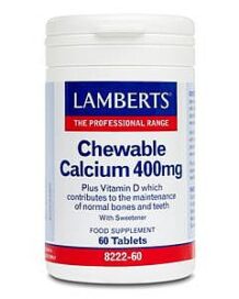 Lamberts Chewable Calcium 60's