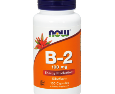 Now Vitamin B2 Riboflavin 100mg Caps 100's