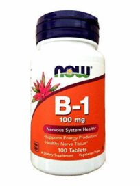 Now Vitamin B1 Thiamine 100mg Tabs 100's