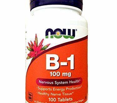 Now Vitamin B1 Thiamine 100mg Tabs 100's