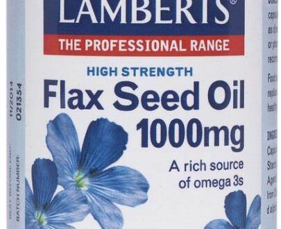 Lamberts Flaxseed Oil caps 1000mg 90's