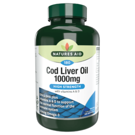 Natures Aid Cod Liver Oil 1000mg