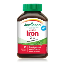 Jamieson Gentle Iron 28mg Capsules 90`s