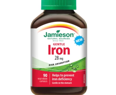 Jamieson Gentle Iron 28mg Capsules 90`s