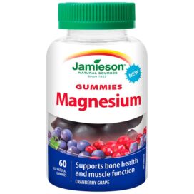 Jamieson Magnesium (Bisglycinate) Gummies 60`S