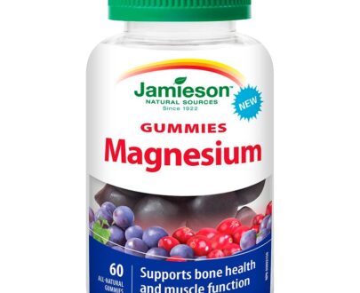 Jamieson Magnesium (Bisglycinate) Gummies 60`S