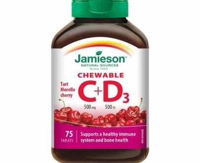 Jamieson Chewable C 500Mg +D3 500Iu 30S Tabs