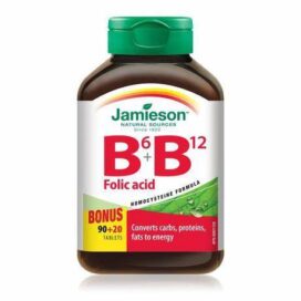 Jamieson B6+B12 And Folic Acid Tablets 110S