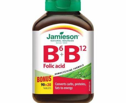 Jamieson B6+B12 And Folic Acid Tablets 110S