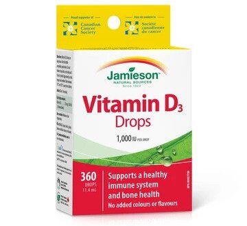 Jamieson Baby D -Vitamin D 3 Drops For Infants 360 Drops