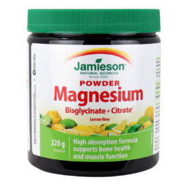 Jamieson Magnesium (Bisglycinate & Citrate) Powder 228g