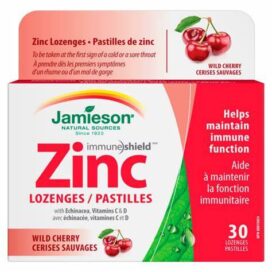 Jamieson Zinc Wild Cherry Lozenges 30`s
