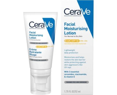 Cerave Am Facial Moisturiser Lotion With Spf 50 52Ml